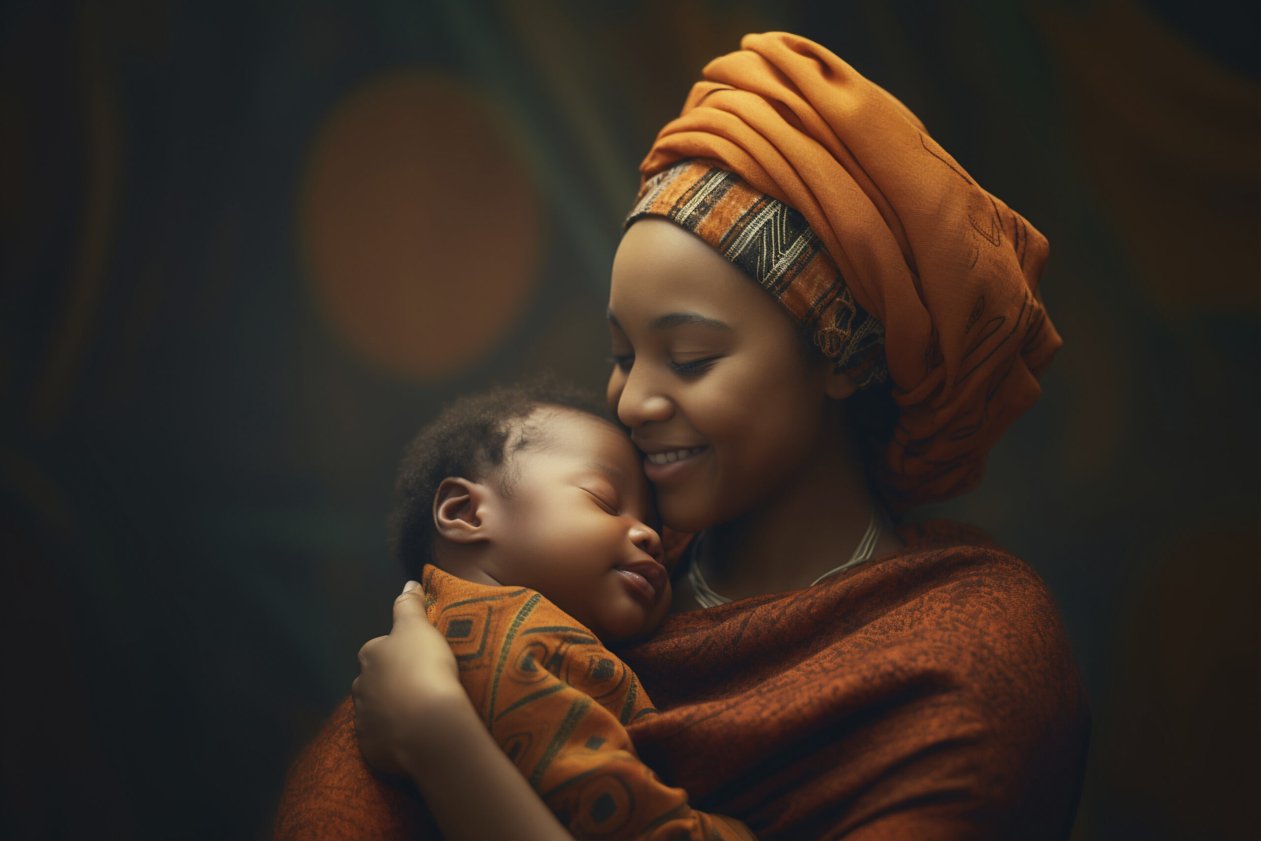 portrait-mother-with-newborn-baby